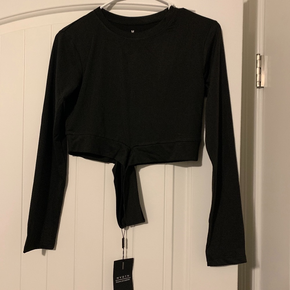 NVGTN black crossbody long sleeve